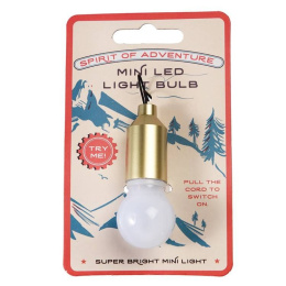 Rex London Brelok Świecąca Żarówka Mini latarka - złoty