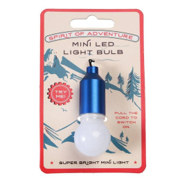 Rex London Brelok Świecąca Żarówka Mini latarka - niebieski