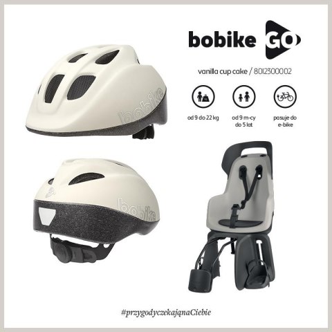 Bobike Kask Go size S - VANILLA 52-56cm