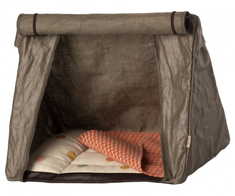 Maileg Namiot z materacem Akcesoria dla lalek - Happy camper tent, Mouse