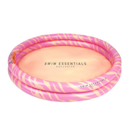 The Swim Essentials Basen kąpielowy Pastelowa Zebra 100cm