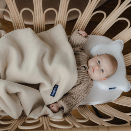 Zaffiro Ergonomiczna poduszka stabilizująca dla niemowląt MF Biała