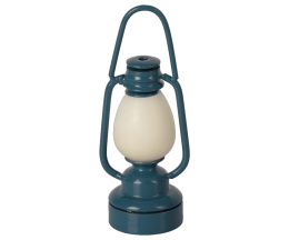 Maileg Świecąca Lampka Latarenka Akcesoria dla lalek - Vintage lantern - Blue
