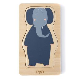Trixie Animals Drewniane 4-warstwowe puzzle
