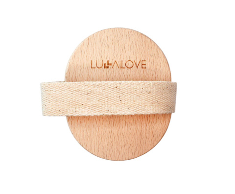 Lullalove- Ostra szczotka tampico do masażu na sucho - okrągła