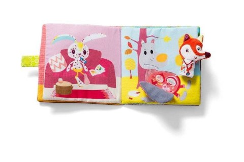 LILLIPUTIENS Książeczka z mini-pacynką wielofunkcyjna Doktor Alice Lisiczka Alice 6 m+