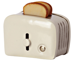 Maileg Toster i chleb - Akcesoria dla lalek - off white