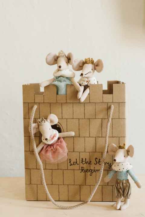 Maileg Myszka Król - King mouse - father mouse - Rodzina Królewska