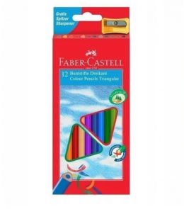 Faber Castell Kredki Eco Colour 12 kolorów + temperówka
