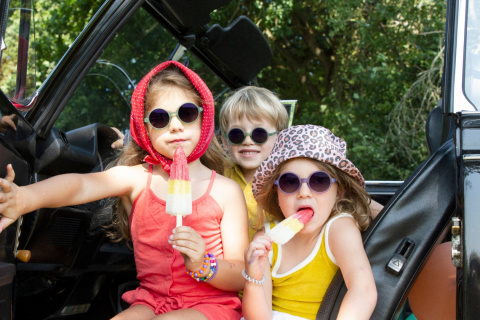 Ki ET LA Okulary 2-4 przeciwsłoneczne WOAM Strawberry KiETLA