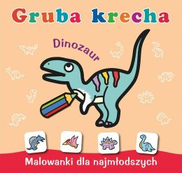 Kolorowanka dla Maluszków Gruba krecha - Dinozaur