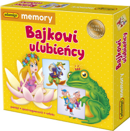 Adamigo Bajkowi ulubieńcy Gra Edukacyjna Memory 3+