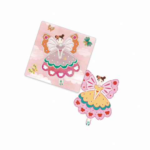 Djeco Szablony do odrysowania WRÓŻKI DJ08821