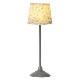 Maileg Świecąca Lampa - Akcesoria dla lalek - Miniature floor lamp - mint