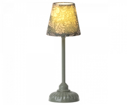 Maileg Świecąca Lampa podłogowa SMALL Dark mint - Akcesoria dla lalek - Miniature floor lamp