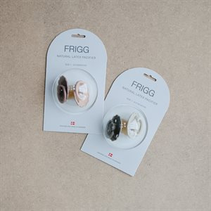 FRIGG Smoczki 0-6m Daisy Kauczuk 2-Pack Biscuit/Cream - Rozmiar 1
