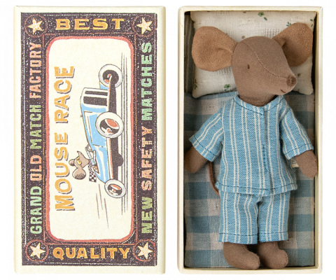 Maileg Starszy brat myszka w pudełku zapałek