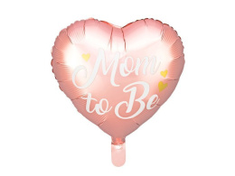 Balon foliowy Mom to Be 35cm różowy