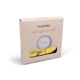 Filibabba Piłka plażowa Gold Confetti