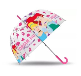 Przezroczysta parasolka 18'' Disney Arielka i Kopciuszek - Princess