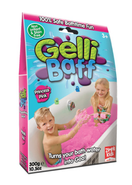 Zimpli Kids Magiczny proszek do kąpieli, Gelli Baff, różowy, 1 użycie, 3+