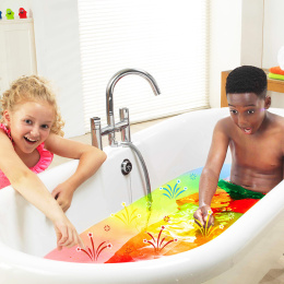 Zimpli Kids Strzelający proszek do kąpieli, Crackle Baff Colours, 3 użycia, 3 kolory, 3+