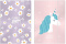 A4+ folder with elastic band Metallic Girls