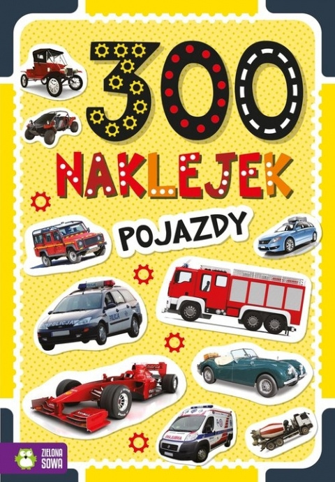 Zielona Sowa 300 naklejek. Pojazdy