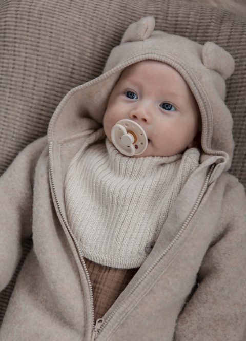 HUTTELiHUT Kombinezon wełna merino uszy | Savannah Melange