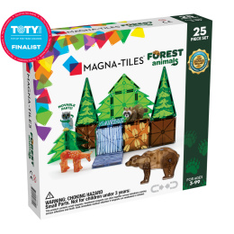 Magna-Tiles Klocki Magnetyczne Forest Animals 25 el.