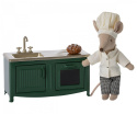 Maileg Kitchen, Mouse - Kuchnia Akcesoria dla lalek - Dark green