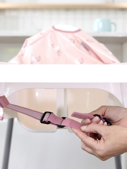 Bibado Wodoodporny śliniak z długim rękawem BLW Curious Cottontails