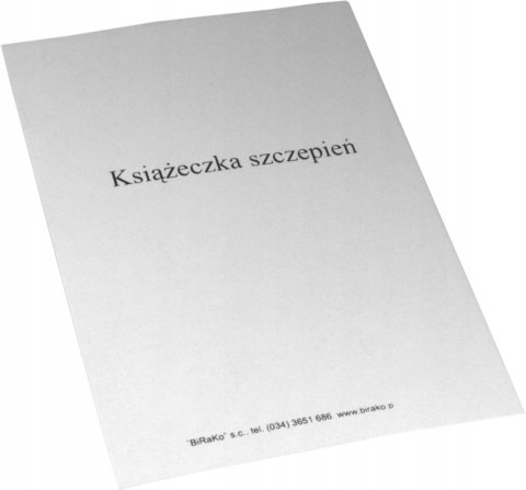 Książeczka szczepień A6