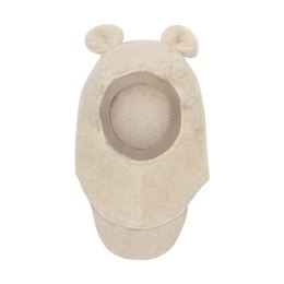 HUTTELiHUT Czapka Kominiarka Wełna baranek Teddy | Cement