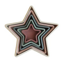 Mushie Piramidka Sensoryczna Gwiazdki - Nesting Star