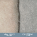 Zaffiro Buciki dziecięce Wełna premium S (0-6m) Grey