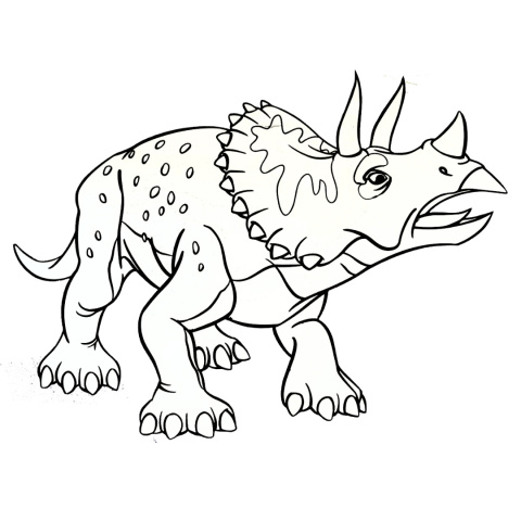 Kolorowanka z tatuażami - Dinozaury