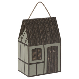 Maileg Torebka papierowa domek - Farmhouse bag - Mint