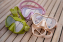 Filibabba Maska okulary do nurkowania i pływania Whitecap Grey