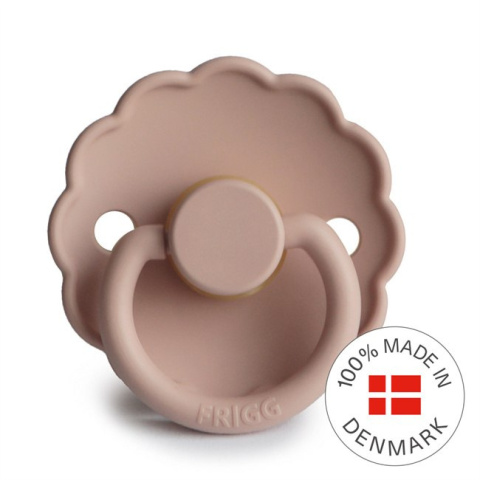 FRIGG Smoczki 0-6m Daisy Kauczuk Blush + Cream - Rozmiar 1