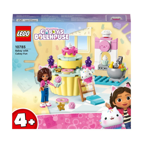 Lego GABBY'S DOLLHOUSE Koci Domek Gabi - Pieczenie tortu z Łakotkiem 10785