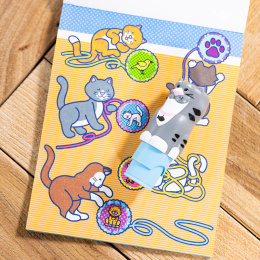 Melissa & Doug Książeczka z naklejkami i stempel Sticker Wow Kot 50691