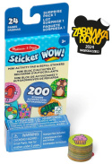 Melissa & Doug MINI Książeczka STICKER WOW z naklejkami zapasowami 200szt