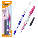 Bic Pióro Easy Clic + naboje + wymazywacz