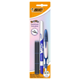 Bic Pióro Easy Clic + naboje + wymazywacz