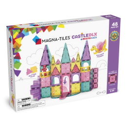 MAGNA-TILES® Klocki MAGNA-TILES® Klocki Magnetyczne Zamek DLX 48 el.