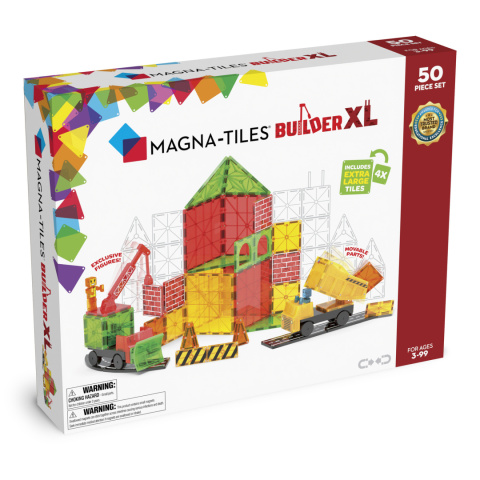 MAGNA-TILES® Klocki Magnetyczne Builder XL 50 el.