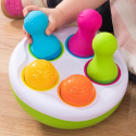 Fat Brain Toys Sorter Kolorowe Wańki Wstańki SpinnyPins