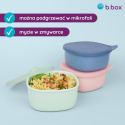 b.box Silikonowy pojemnik z pokrywką do lunchboxa – duży 400 ml na zimne jedzenie Berry