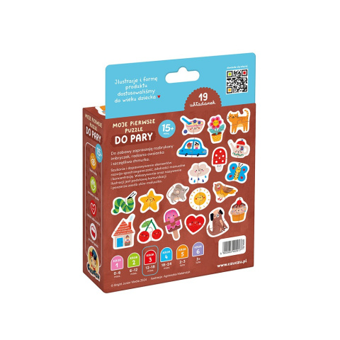 CzuCzu Moje pierwsze puzzle Do pary 15m+